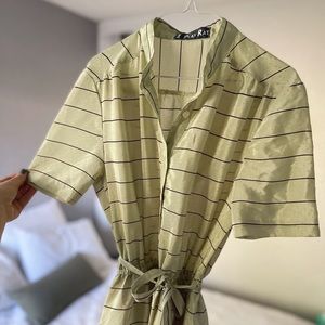 Green Vintage midi-dress